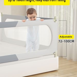 Bed Rails for Queen Size Bed, Drill-Free Bed rail Guard For Baby - Image 5