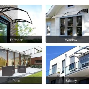 Door Window Awning Canopy Awning 120/150/200cm OR Cut to Size - Image 5