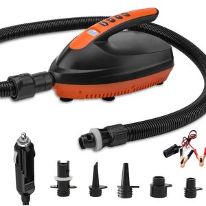 SUP Electric Air Pump with battery clamp - Image 1