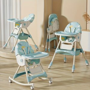Baby High Chair Swings 3 IN 1 Foldable Baby Chair - Image 1