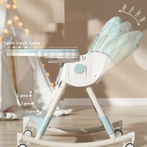 Baby High Chair Swings 3 IN 1 Foldable Baby Chair - Image 3