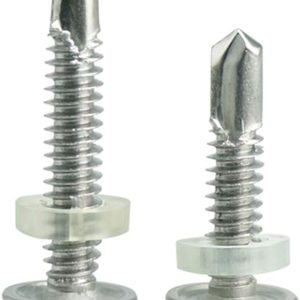 Self Tapping Screws For Polycarbonate Sheets 401 Stainless steel 50 Packs