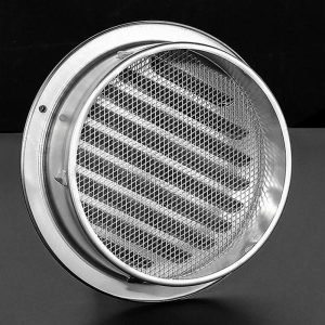 304 Stainless Steel Wall Air Vent Grille - 120 mm - Image 3
