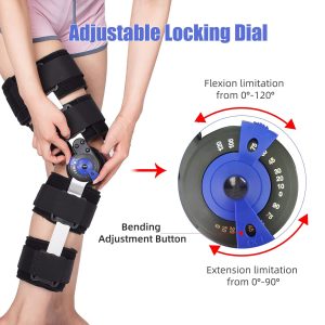 Adjustable Knee Fixed Support Brace Durable - Image 3