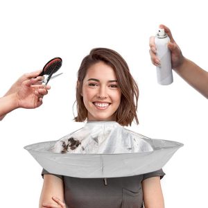 Hair Cutting Cape - Hair Cutting Cloak Umbrella Cape - Image 5