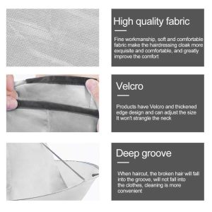 Hair Cutting Cape - Hair Cutting Cloak Umbrella Cape - Image 4