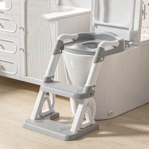 Potty Training Seat with Step Stool Ladder,Potty Training Toilet Seat - Image 1