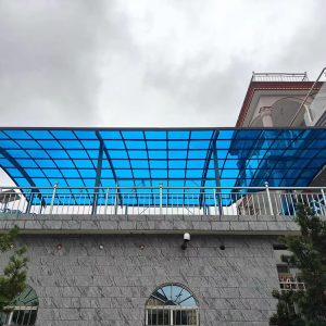 3mm Blue Polycarbonate Roofing, Polycarbonate Roofing Panel w:1.22m, Cut to Size - Image 5