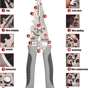 Wire Stripper Crimper Cable Cutter - Image 2