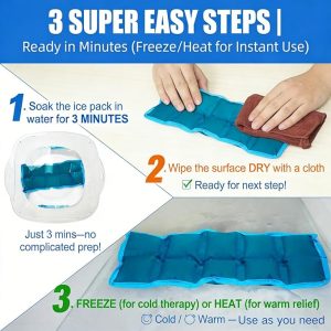 Ice Packs for Lunch Boxes, Reusable Long Lasting Cold Packs - Image 3