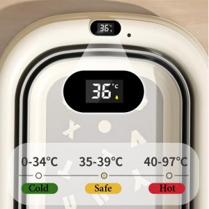 lager Baby Bathtub with Digital Thermometer Sensor - Image 3