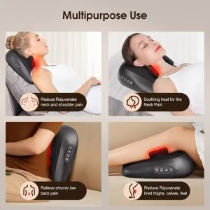 Electric Neck & Shoulder Massage Heating Pillow, Pain Relief and Health Care - Image 3