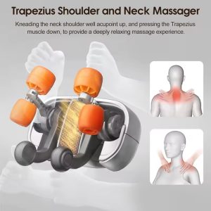 Electric Neck & Shoulder Massage Heating Pillow, Pain Relief and Health Care - Image 4
