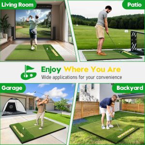 Golf Practice Mat, Training Hitting Mat 4x5 FT - Image 3