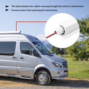 Waterproof Solar Single Cable Entry Gland, RV Solar Roof Junction Box for Solar Panels - Image 3