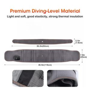 Electric Heating Waist Massage Belt, Heating Massage Pad for Back, Lumbar Support Belt - Image 2