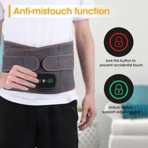 Electric Heating Waist Massage Belt, Heating Massage Pad for Back, Lumbar Support Belt - Image 4