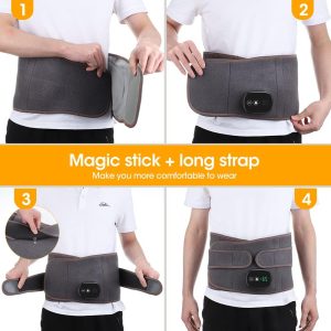 Electric Heating Waist Massage Belt, Heating Massage Pad for Back, Lumbar Support Belt - Image 8