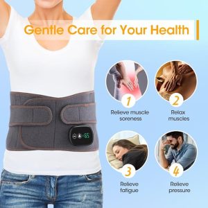 Electric Heating Waist Massage Belt, Heating Massage Pad for Back, Lumbar Support Belt - Image 6