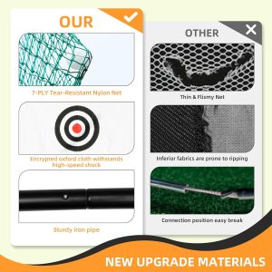 PGM Golf Practice Net, Golf Practice Cage - 3m*3m - Image 6