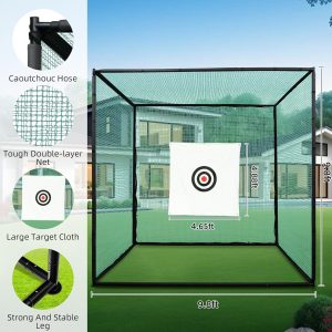 PGM Golf Practice Net, Golf Practice Cage - 3m*3m - Image 3
