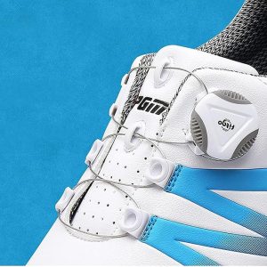 PGM Men's Golf Shoes, Waterproof Non-Slip Golf Shoes with Lace System - Size : 9/10/11 - Image 4