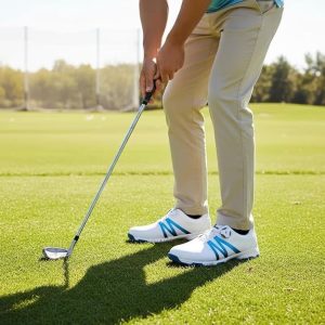 PGM Men's Golf Shoes, Waterproof Non-Slip Golf Shoes with Lace System - Size : 9/10/11 - Image 5