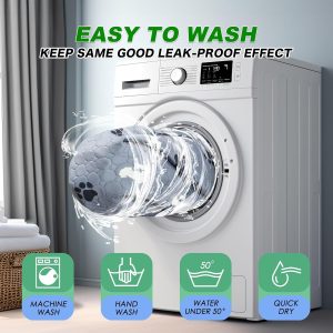 Washable Pee Pads for Dogs, Super Absorbent Reusable Puppy Training Pads - Image 2