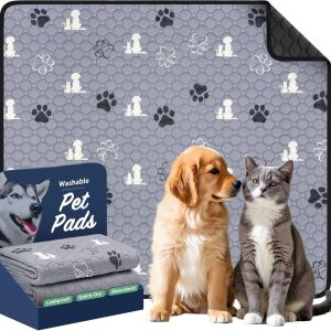 Washable Pee Pads for Dogs, Super Absorbent Reusable Puppy Training Pads - Image 1