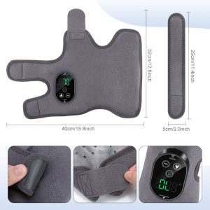 Ankle Massager with Heat, Foot Ankel Brace, Cordless Ankle Heating Pad with 6 Heat, 3 Vibration & Timer Modes - Image 8
