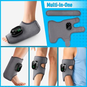 Ankle Massager with Heat, Foot Ankel Brace, Cordless Ankle Heating Pad with 6 Heat, 3 Vibration & Timer Modes - Image 9