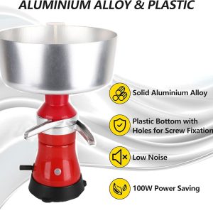 Electric Milk Cream Separator Centrifugal Butter separator 12L - Image 3
