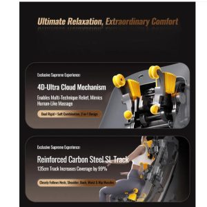 4D Massage Chair Full Body, Triple-Zone Heating Massage Chair, SL Rail Massage Chair L25Max - Image 12