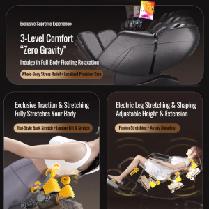 4D Massage Chair Full Body, Triple-Zone Heating Massage Chair, SL Rail Massage Chair L25Max - Image 10
