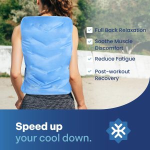 Full Back Ice Pack Wrap, Large Gel Packs for Injuries Reusable - Image 6