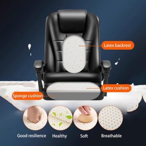 PU Leather Ergonomic Office Chair, Executive Office Chair, Computer Home Office Gaming Chair - Image 5