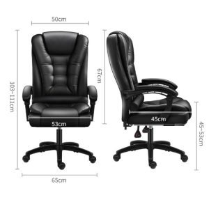 PU Leather Ergonomic Office Chair, Executive Office Chair, Computer Home Office Gaming Chair - Image 2