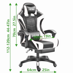 Ergonomic Gaming Chair, Comfortable Swivel Computer Chair, Adjustable Gamer Chair, Desk Chair - Image 10