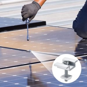 30mm Solar Panel Mid Clamps Bracket 4pcs , Wide Photovoltaic Mounting Bracket 4pcs - Image 4