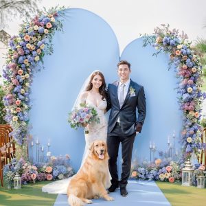 Blue Arch Cover Spandex Arch Backdrop Cover 6/6.6/7.2FT - Image 5