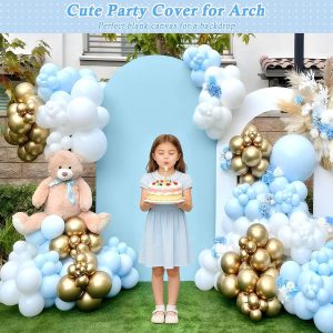 Blue Arch Cover Spandex Arch Backdrop Cover 6/6.6/7.2FT - Image 7