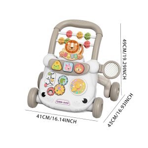 Baby Walker Trolley, Baby Play Walker, Learning Walking Pushing Wheel - Image 2