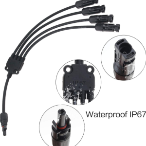 Solar Connectors 4 way MC4 Y Branch Parallel Adapter Cable - Image 4