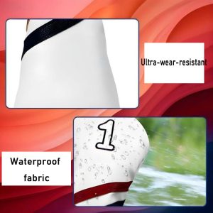 Golf Club Headcovers, PU Leather Driver Fairway Woods Hybrid Cover, Putter Head Cover - White - Image 3