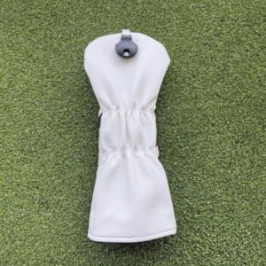 Golf Club Headcovers, PU Leather Driver Fairway Woods Hybrid Cover, Putter Head Cover - White - Image 6