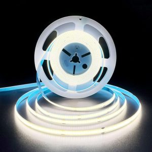 COB LED Strip Lights DC 12V 5M - Warm White/White - Image 7