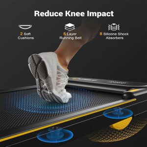 Fordable Walking Pad Treadmill for Home and Office, 2 in 1 Running and Jogging Machine with Remote Control - Image 8
