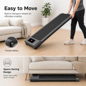 Fordable Walking Pad Treadmill for Home and Office, 2 in 1 Running and Jogging Machine with Remote Control - Image 5
