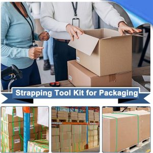 Packaging Banding Strapping Kit Tensioning Tool Tensioner & Sealer - Image 5