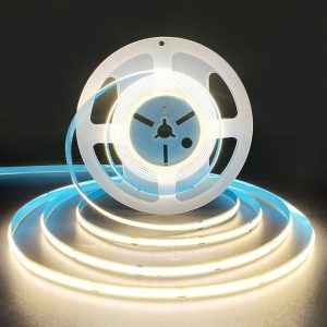 COB LED Strip Lights DC 12V 5M - Warm White/White - Image 8